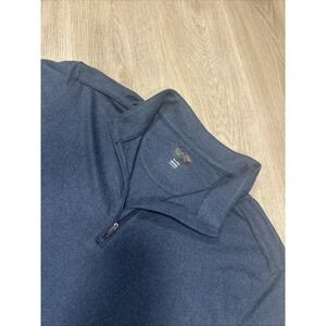 Greg Norman Golf  Men's Navy 1/4 Zip Mock Neck Pullover Polyester Golf XL